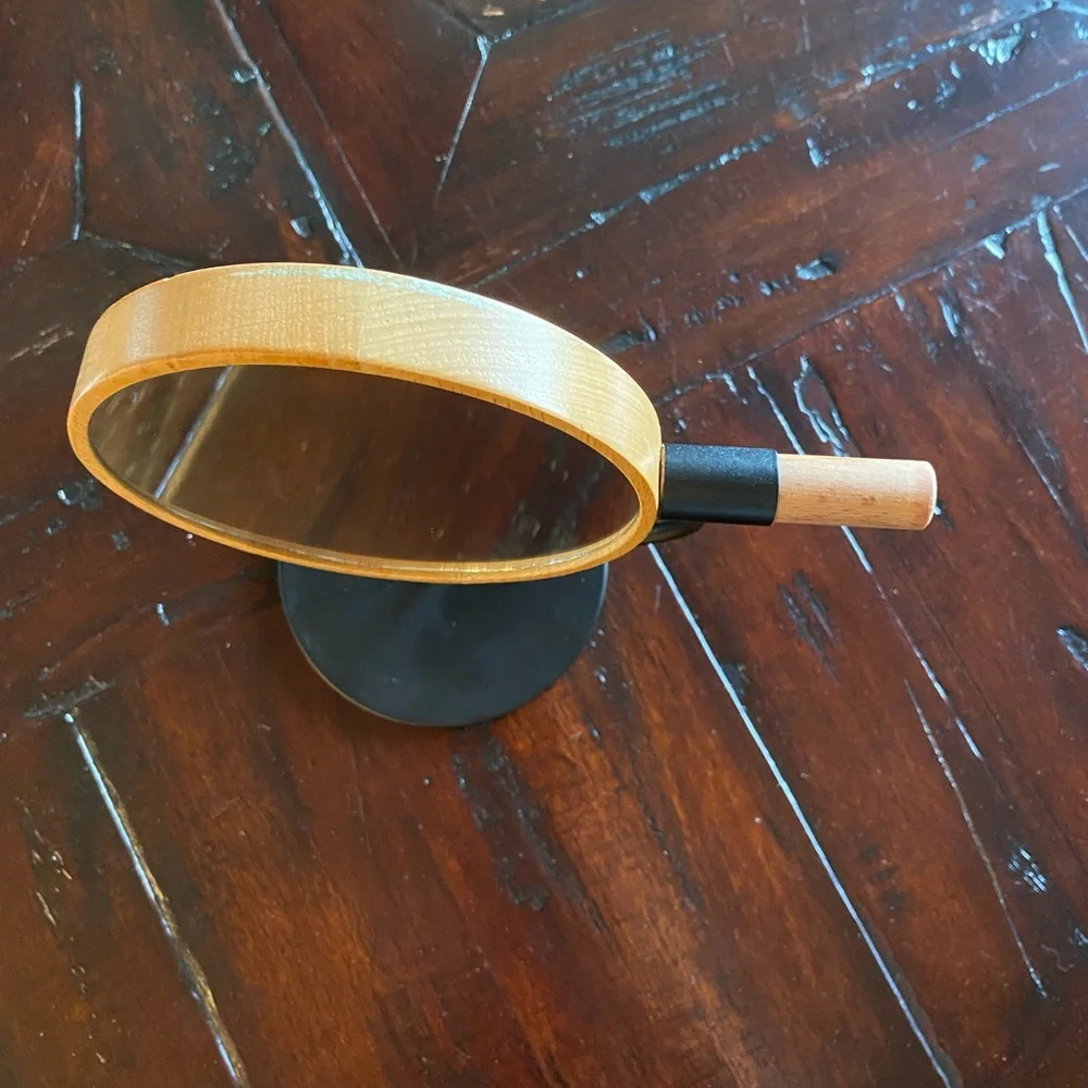 Wooden Handheld Magnifying Glass